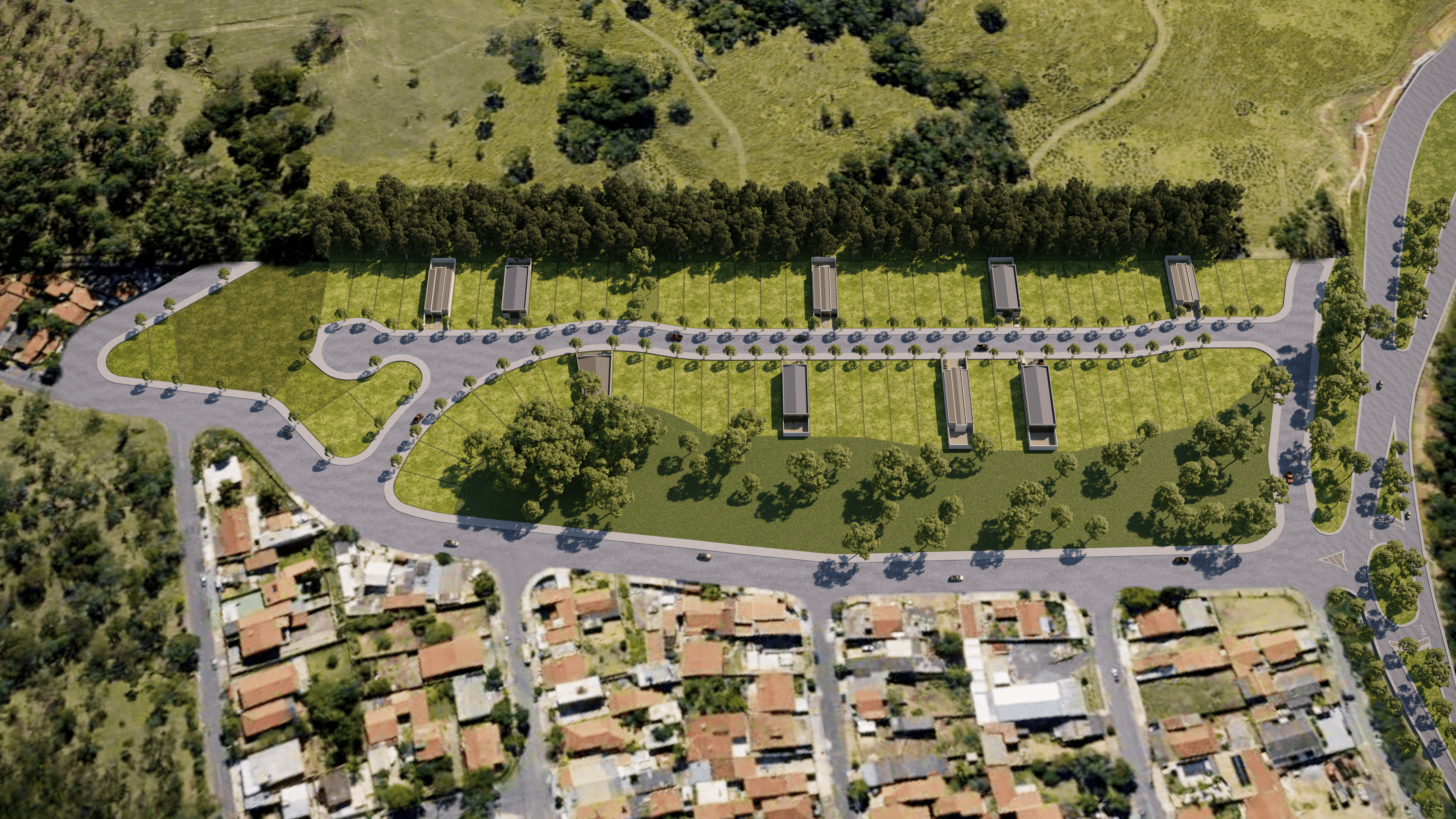 Visão Superior Frontal Real Estate